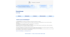 Desktop Screenshot of chimiotherapie-info.com