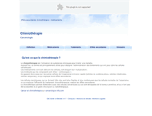 Tablet Screenshot of chimiotherapie-info.com